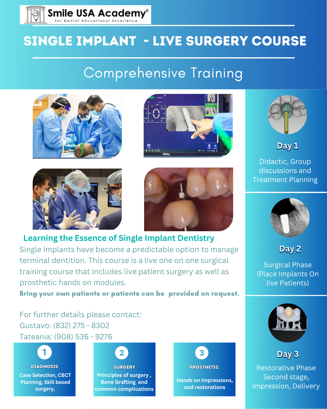 Single Implant Live Surgery Course: Comprehensive Training - Houston