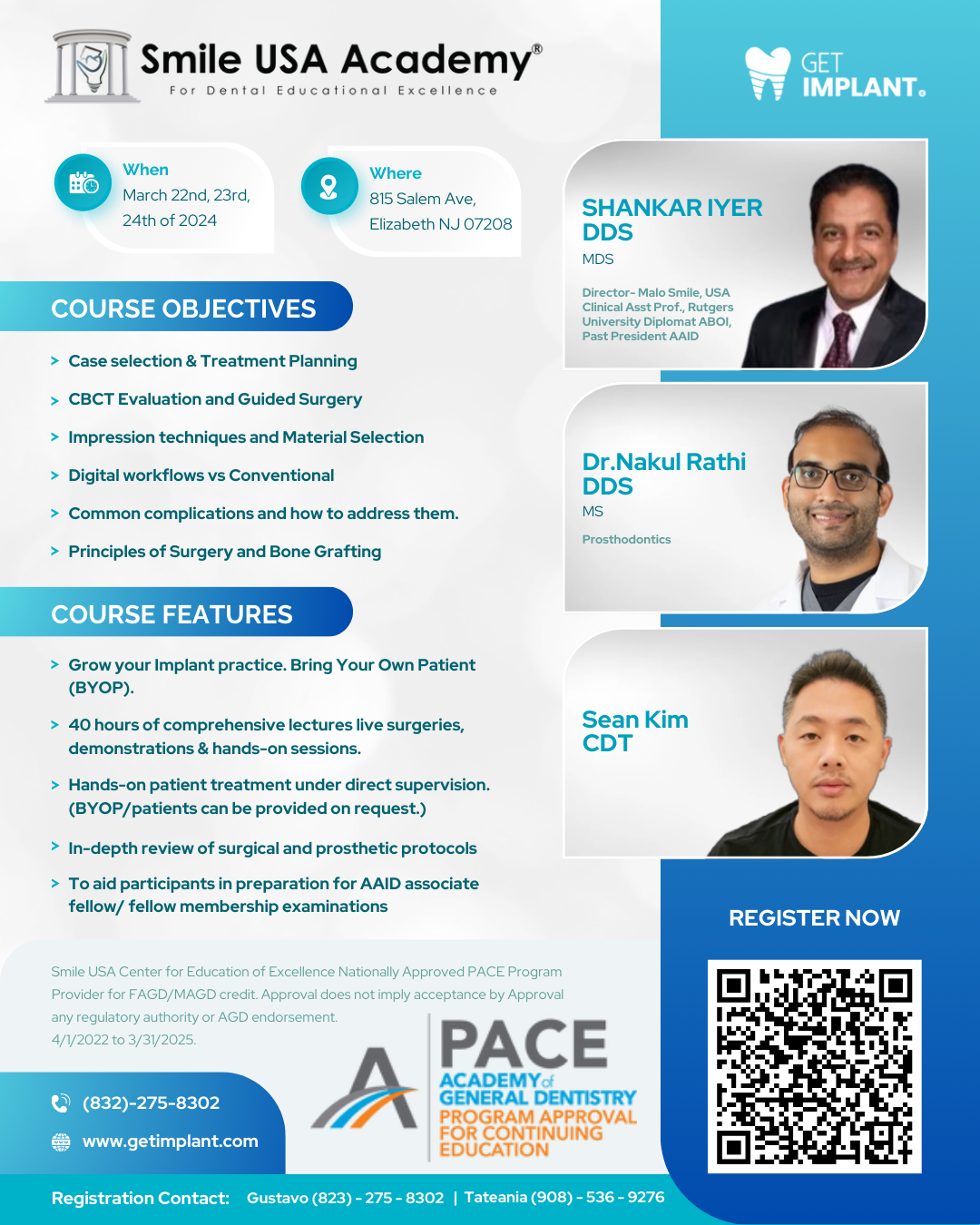 Mainstream Implant Live Surgery Course: Comprehensive Training - New Jersey - September