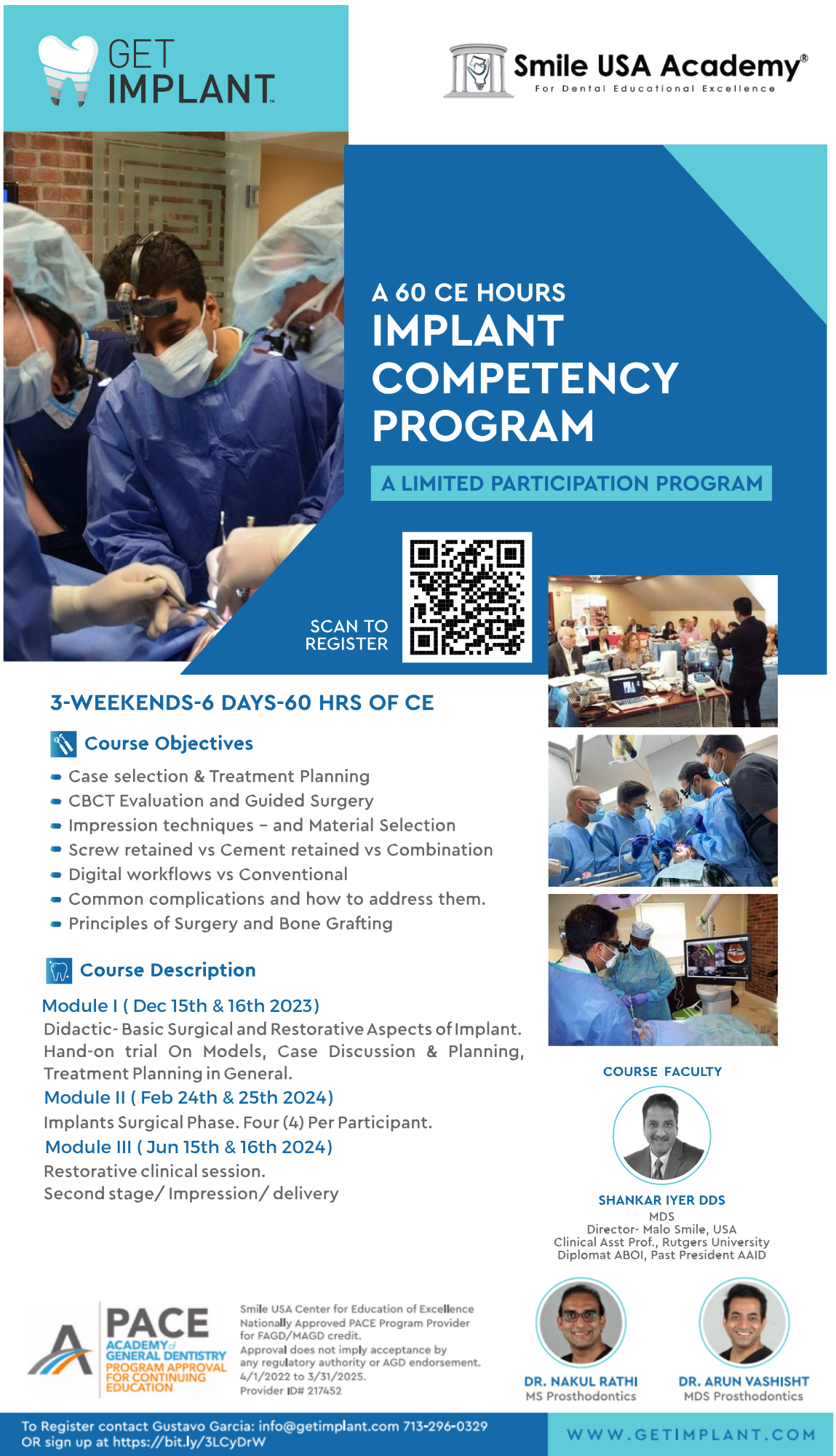Smile USA Implant Competency- TEXAS Starting DEC 15th- 16th 2023